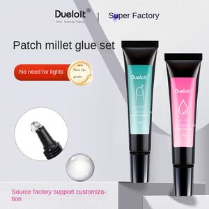 Meijia Luxury Millet Glue UV Gel Nail Glue Remover 2 pz/Set Trasparente Asciugatura Rapida Lunga Durata Non Tossico Polimerizzazione UV/LED 10g - Product Image 1