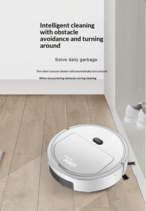 Aspiradora Robótica 3 en 1, Aspiradora y Mopa Inalámbrica Recargable, Limpiador de Pisos Inteligente de 1500 Pa para el Hogar - Product Image 6