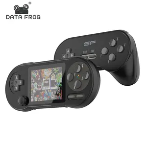 Data Frog SF2000 Black 3 inch IPS Portable Game Console Player Built-in 6000 Retro Games Handheld Game Console