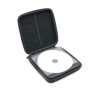 ODM&OEM factory Fashionable Custom EVA Molded CD/DVD/Record Storage Case cd dvd case tool case