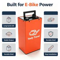 Batterie au phosphate de fer et de lithium 60V 30Ah/50Ah LiFePO4 avec BMS intelligent intégré, haute efficacité, charge rapide, spécifications pour tricycle électrique