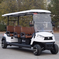 ZYCAR 2026 – Nouvelle conception de mini-voiturette de golf électrique à châssis surélevé, voiturette de golf personnalisée 6 places avec batterie au lithium