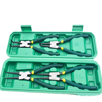 Vente en gros de 7 pouces en acier à haute teneur en carbone ensemble d'outils en filet de qualité industrielle pince à circlips extérieure multifonctionnelle 4 pièces métrique