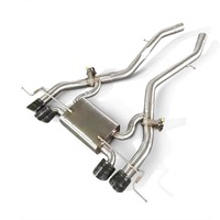 Ss304 Section d'échappement arrière avec valve, échappement Cat-back pour BMW M2 M2C G87 3.0T 2019-2023, échappement Cat-back avec valve, échappement en gros
