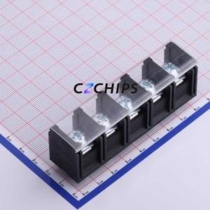 KF88L-16.0-5P Barrier Terminal Block Through hole Component (THT),P=16mm Connector With Cover Plate 16mm 1x5P Straight Pin - Product Image 1