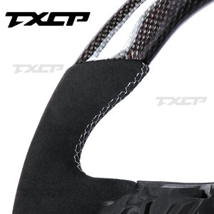 Volante Sportivo in Fibra di Carbonio TXCP per Volkswagen Polo MK5 <span class=keywords><strong>Golf</strong></span> 6 Jetta MK6 R GTI <span class=keywords><strong>Golf</strong></span> 5 CC T5 <span class=keywords><strong>T6</strong></span> Passat - Product Image 6