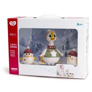 Elektrisches Tier auto Baby Alter sensorisches Spielzeug Musikalischer Kunststoff Leuchten Spielzeug Gans - Product Image 1