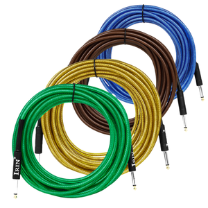 IRIN prix de gros prise d'ampli haut-parleur professionnel 10M ligne Audio transparente câble de guitare basse de qualité 6.35mm - Product Image 5