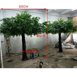 Giá rẻ tùy chỉnh 300CM chiều cao Ô hình dạng nhân tạo ficus microcarpa cây nhà máy, sợi thủy tinh ficus nhân tạo cây - Product Image 1