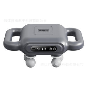 Pistolet de massage Zjxingou à 8 têtes avec écran LCD, moteur sans balais, 12 niveaux de vitesse pour un soulagement musculaire profond, massage du dos et de la taille - Product Image 4