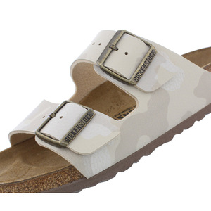 Chaussures Birkenstock Arizona Bs en cuir étroit unisexe Couleur : Terre désertique/Sable camouflage |   100% authentique - Product Image 3