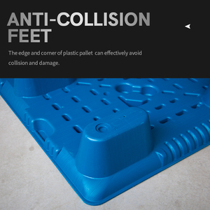 Siêu bền HDPE thổi đúc Pallet Nhựa có thể làm tổ 4-Way Euro Pallet ba lần dịch vụ cuộc sống gia cố nhà máy - Product Image 4