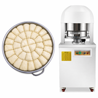 Diviseuse de pâte électrique commerciale certifiée CE ETL, 36 pièces, machine automatique de découpe de pâte à pain, 30-140g