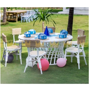 เก้าอี้หวายสำหรับเด็กที่นั่งอเนกประสงค์ดีไซน์ขี้เล่น100% สำหรับเด็กหรูหราจากธรรมชาติ - Product Image 1