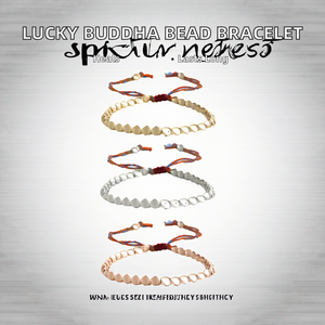 צמיד בודהה בעבודת יד מחרוזי נחושת טיבטיים לריפוי, עושר ושגשוג, צמיד אופנתי למזל טוב - Product Image 2