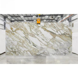 Dalle de marbre Calacatta ou marbre blanc élégant de 20 mm pour villa de luxe, comptoir de cuisine sur mesure, dosseret, finition polie - Product Image 4