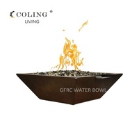 COLB002 Werksgelieferte Wasserschalen Schwimmbäder Garten-Wasserfall Feuerstelle Corten-Stahl Feuerschale für Pool