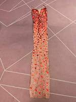 AD2873 Schimmerndes, mit Strass besetztes, figurbetontes langes Kleid mit Spaghettiträgern und Illusionsdetail für Galas, Partys und Roter-Teppich-Events