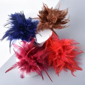 Hot Sale Large Handmade Feather Brooch For European And American Dress Runway Shows For Fashion Brooches