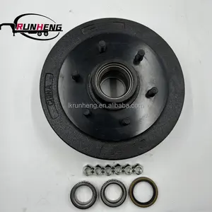 Factory Sales 10 Inch 6 Holes Trailer Brake Drums Australian Type Trailer Axle Brake Drum Kit