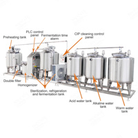 Machine industrielle de procédé de lait laitier du pasteurisateur 700l de yaourt de pasteurisation instantanée de jus