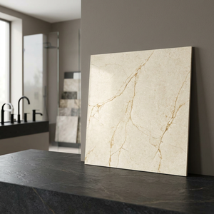 กระเบื้องพอร์ซเลนบาง Carrara White ขนาด 600x600 มม. หนา 8 มม. ลายหินอ่อน เงา สำหรับปูพื้นและผนัง - Product Image 3
