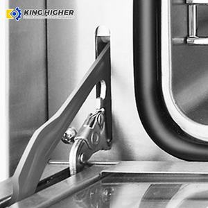 <span class=keywords><strong>Four</strong></span> à convection <span class=keywords><strong>électrique</strong></span> commercial de comptoir pour la cuisson du pain et des pizzas - Acier inoxydable, 4 plateaux - Product Image 5