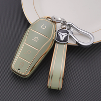 Étui de protection en TPU tendance pour clé de voiture BYD Dolphin Han Ev Tang Dm Qin PLUS Song Pro Yuan, avec porte-clés et accessoires automobiles