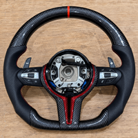 Volant en fibre de carbone pour BMW F30 F10 F20 F22 F32 F35 F36 F12 M3 M5 M6 E70 E90 Volant de voiture personnalisé