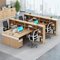Ensemble de bureau de direction moderne de luxe modulaire convertible de haute qualité, mobilier de bureau en bois pour PDG/directeur