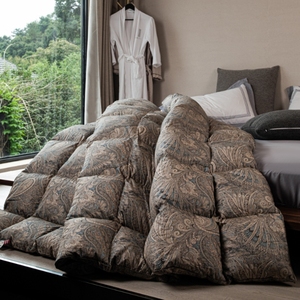 California Vua mềm trắng giường Quilt vịt ngỗng xuống lông Duvet mềm Duvet cover và Bạch Đàn Tencel bộ đồ giường tấm - Product Image 4