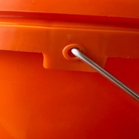 Seau en plastique PP XINQIANG de 10 L, petit et moderne, pour peinture de jardin, hermétique et anti-fuite, pour applications polyvalentes