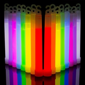 Biểu Tượng Tùy Chỉnh Siêu Sáng Neon 6 \ "Glow Stick Dây Buộc Thiết Kế Mới <span class=keywords><strong>LED</strong></span> Đảng Trang Trí Cho Giáng Sinh Khẩn Cấp Trại Đi Bộ Đường Dài - Product Image 5