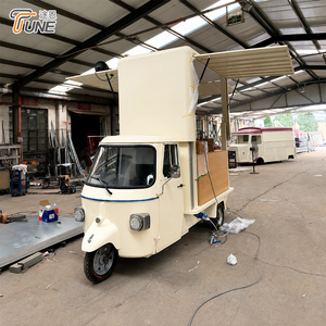 Carretto Alimentare <span class=keywords><strong>Elettrico</strong></span> a Tre Ruote Stile Piaggio per Vendita Bevande, Fornitore all'Ingrosso - Product Image 1