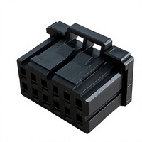 Boîtier de réceptacle de signal 12 voies TE 1-1827864-6, type à sertir, entreaxe 2,5 mm