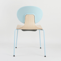 Chaise de bureau ergonomique contemporaine en acier robuste pour conférence, salle à manger et visiteurs, capacité 150 kg