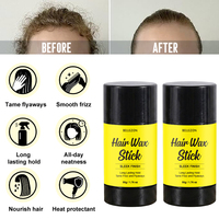 Cire coiffante en stick 50g anti-frisottis, lissante, brillante, pour coiffure arrière, tenue forte
