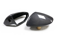 Cover Spion Mobil Serat Karbon Custom Fit, Pengganti Tutup Spion Samping untuk Audi A6 C8 S6 RS6 A7 S7 RS7 A8 Aksesoris