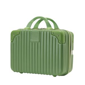 Trousse à cosmétiques tendance 32x24x17cm, portable, avec fermeture éclair, couleur unie, boîte de rangement de voyage pour maman, printemps 2024 - Product Image 4