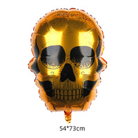 Nouveau Halloween forme araignée feuille ballon chauve-souris fantôme Festival momie faucille sorcière morts-vivants crânes aluminium feuille fête approvisionnement événements