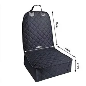 Luxury Oxford Material Pet Dog Car Seat Cover Deluxe Booster Bed Front And Back Enhanced Design For Backseat Use