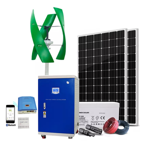 Sistema Híbrido de Energía Solar y Eólica de 10KW, Sistema de Energía Solar y Eólica de 5KW, Controlador MPPT, Batería de Iones de Litio para Uso Doméstico - Product Image 4