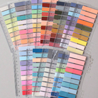 Bloc-notes autocollant découpé en forme personnalisée, notes indexées couleur bonbon, 200 pièces/paquet, bloc-notes promotionnel pour presse-papiers