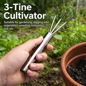 Mini pelle de jardinage, 2 pièces/ensemble, gadgets pour plantes, pots de fleurs, cactus, légumes, plantation, désherbage, petites plantes, outil de jardin - Product Image 6