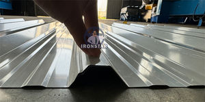 Componenti del nucleo del motore del cambio trapezoidale a 6 costole macchina per il Rollforming a 2 strati macchina per la produzione automatica di piastrelle di fabbrica - Product Image 2