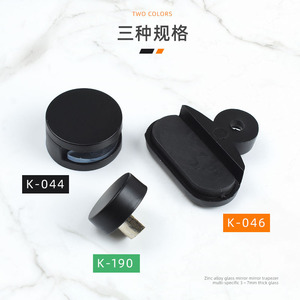 Glass Mirror Clip Wall Mount Fixing Bracket Circular Durable Corner Install For Bathroom Shelves - Product Image 4