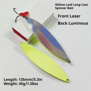 Leurre en métal américain en gros - Séquin réfléchissant au laser, appât à longue portée pour la pêche au bar, au brochet et au sandre - Product Image 2