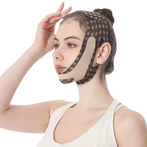 Top classement post-chirurgie ceinture faciale réutilisable mince levage V ligne visage Shaper mentonnière masque visage minceur pansement - Product Image 1