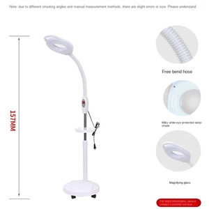 مصباح مكبر LED عالي الجودة مع دوران قابل للتعديل 360 درجة لتمديد الرموش واستخدام الوجه والعينين، قابس أمريكي - Product Image 3