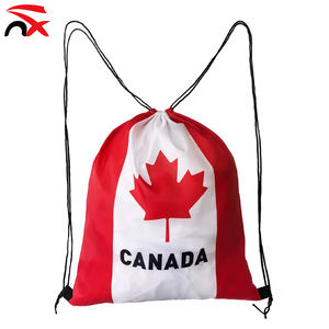 Conjunto Popular para Fanáticos del Fútbol 2026: Bolsa con Cordón, <span class=keywords><strong>Camiseta</strong></span> y Bufanda de Poliéster con Logotipo Personalizado y Bandera de Canadá/<span class=keywords><strong>España</strong></span> - Product Image 3